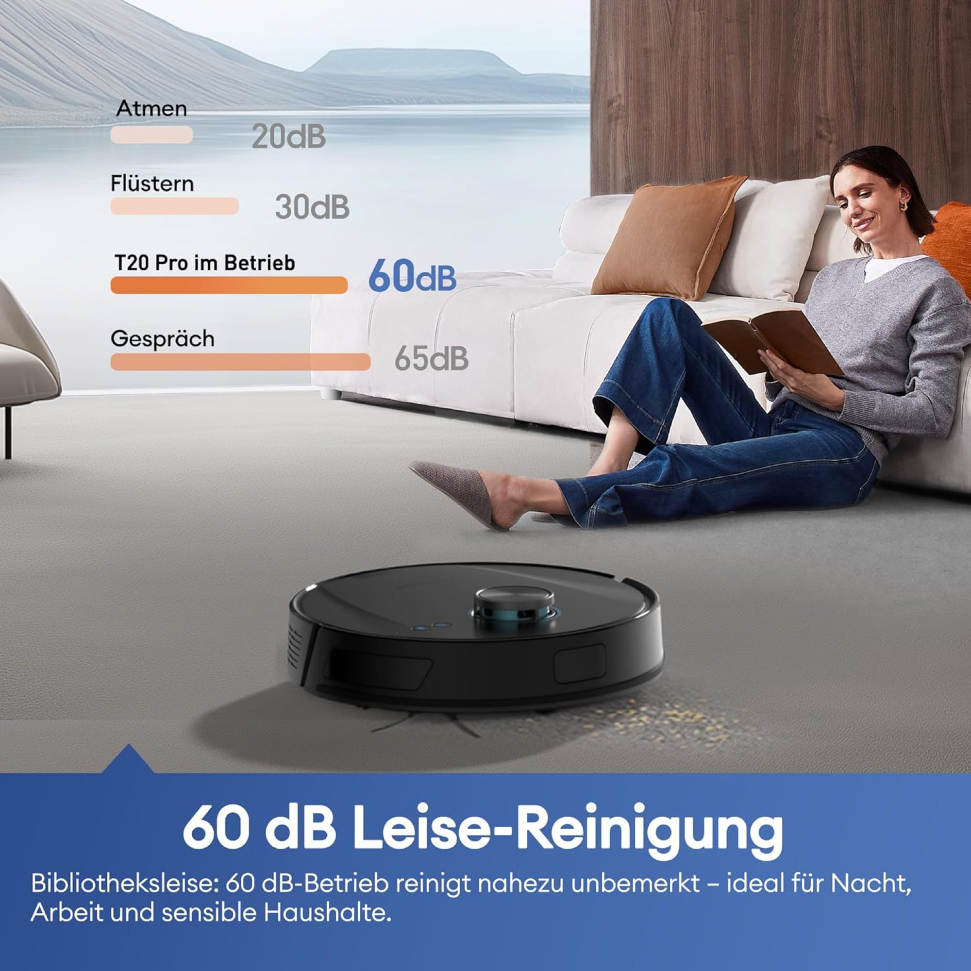 Робот-пилосос Ultenic T20 Pro з функцією миття підлоги